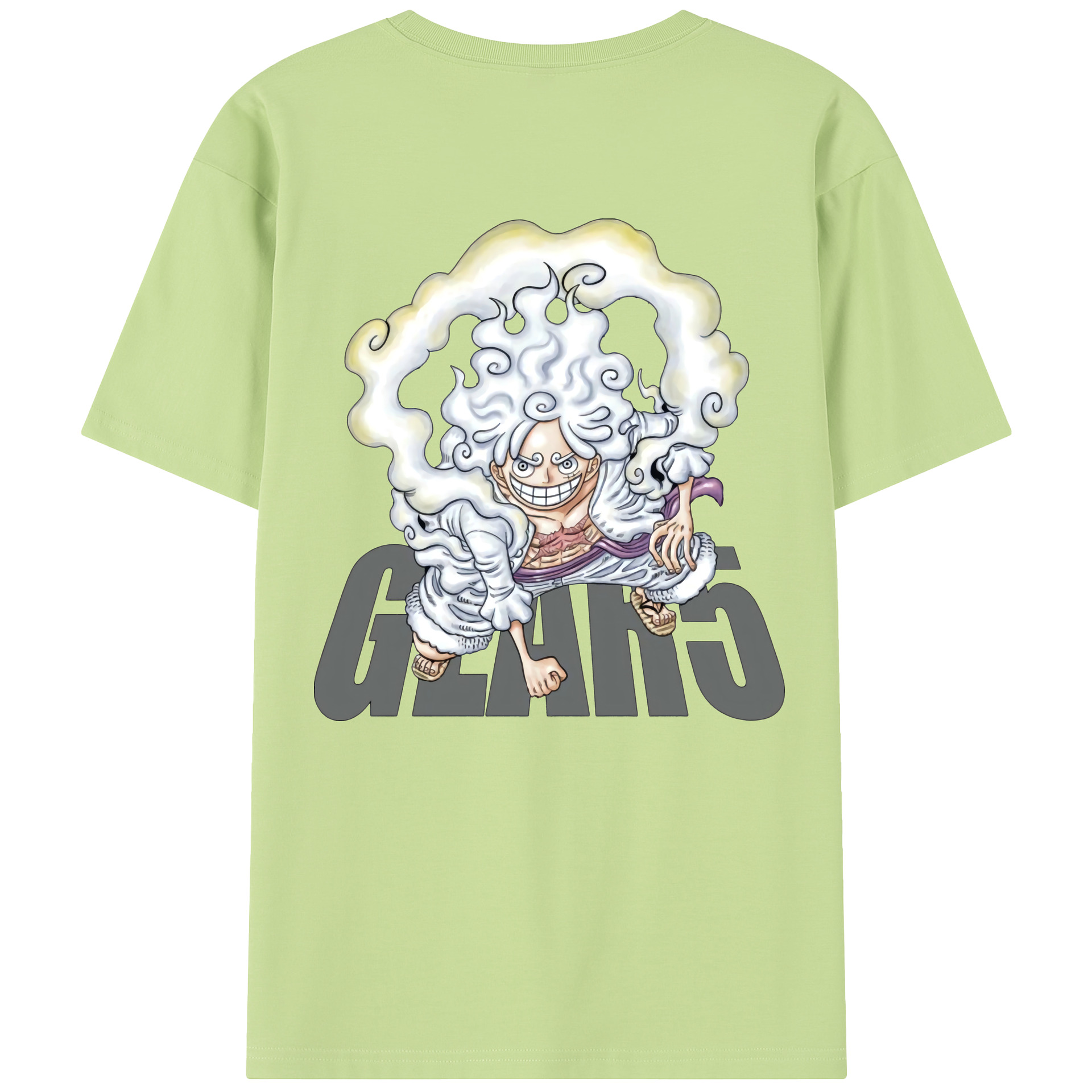 ワンピース モンキー・D・ルフィ ONE PIECE Monkey D. Luffy 綿100％半袖Tシャツ（背面プリント）